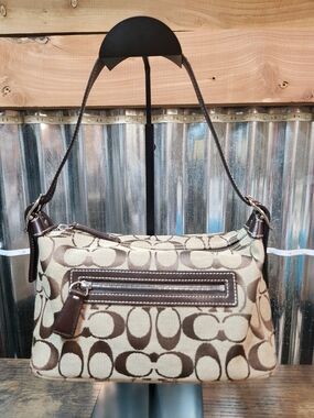Coach Signatire C Monogram Demi Shoulder Bag